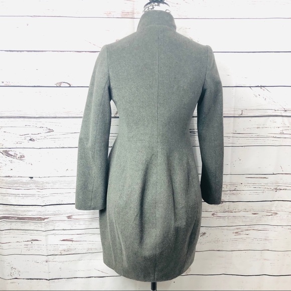 Stella McCartney Wool Blend Grey Coat 0/XS - Picture 2 of 8